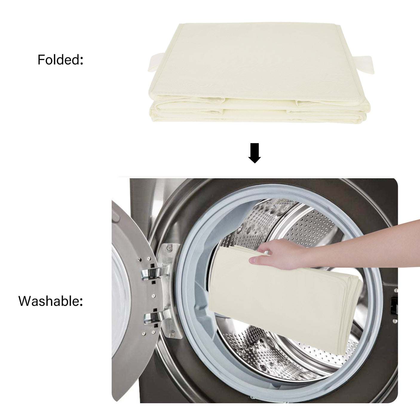 ๐3-Shelf Hanging Closet Organizer