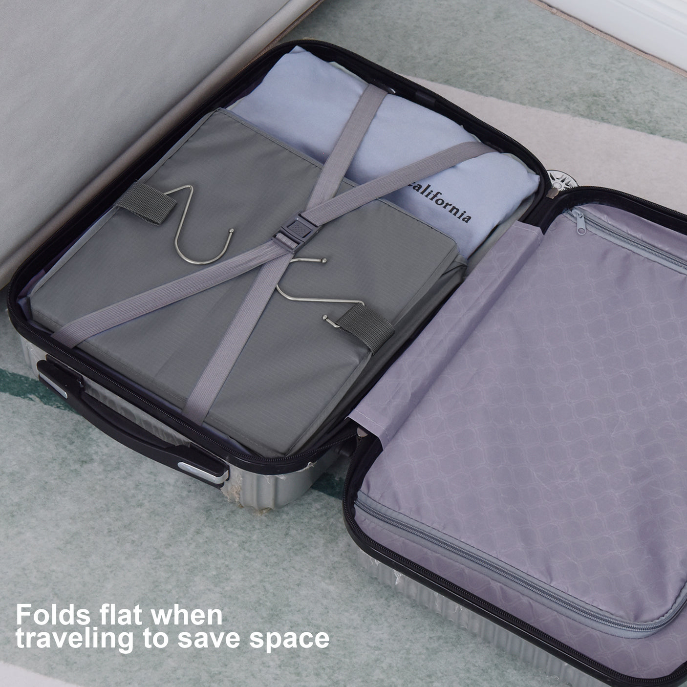 4-Shelf Fabric Hanging Organizer, 2 Pack