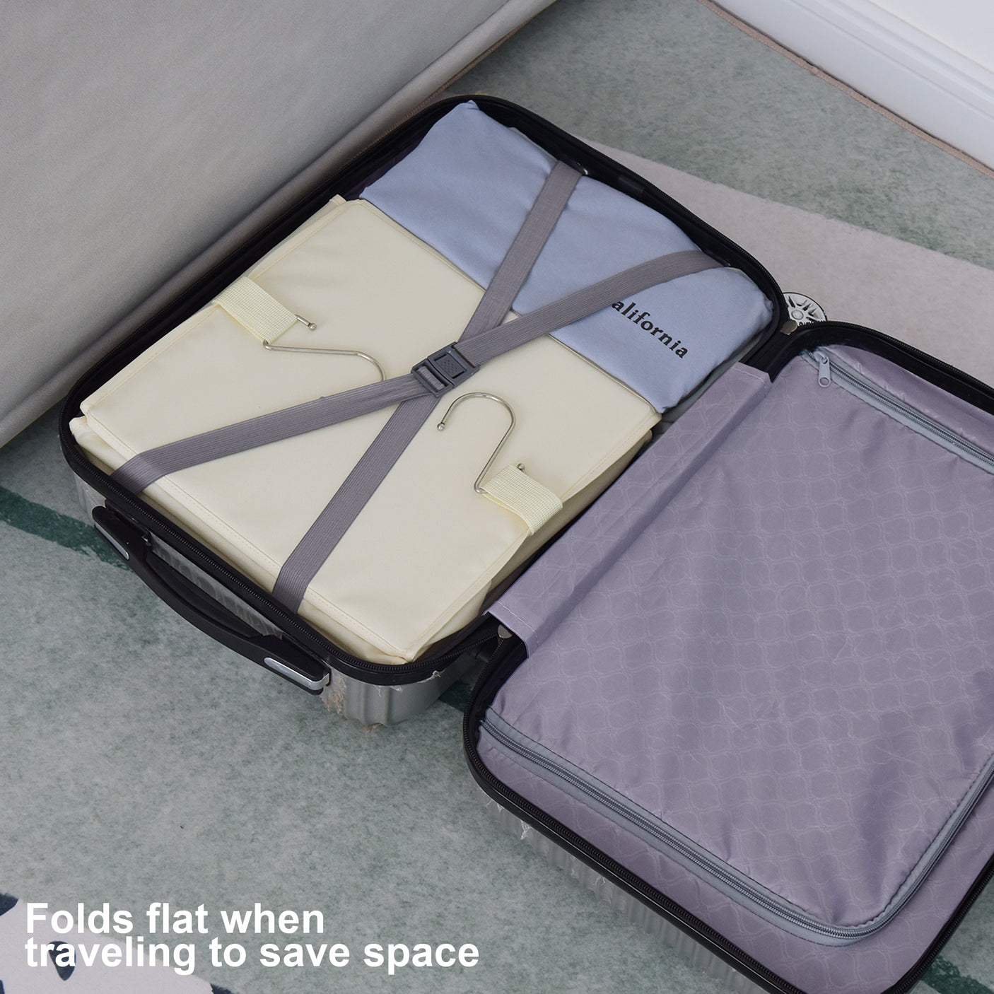 4-Shelf Fabric Hanging Organizer, 2 Pack