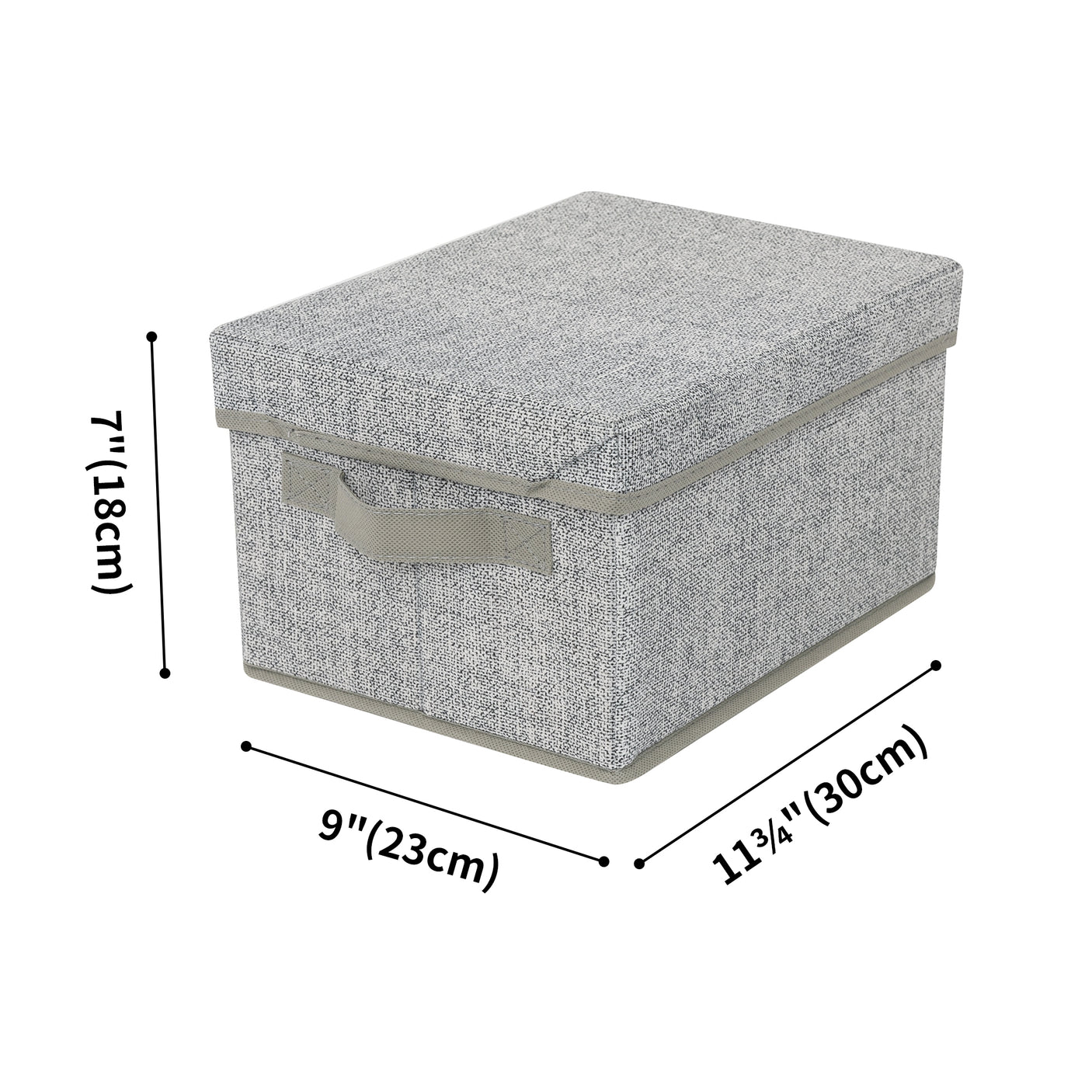 Fabric Storage Bins with Lids, 3 Pack