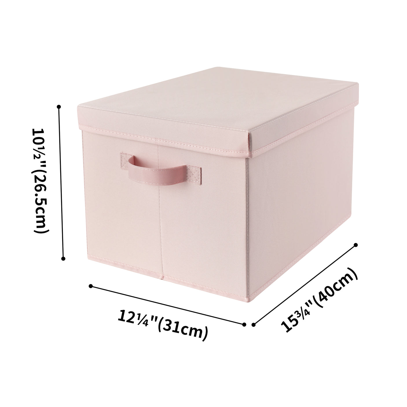 Fabric Storage Bins with Lids, 3 Pack