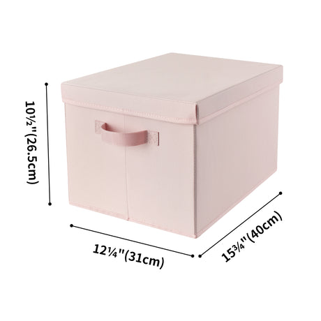 Fabric Storage Bins with Lids, 3 Pack