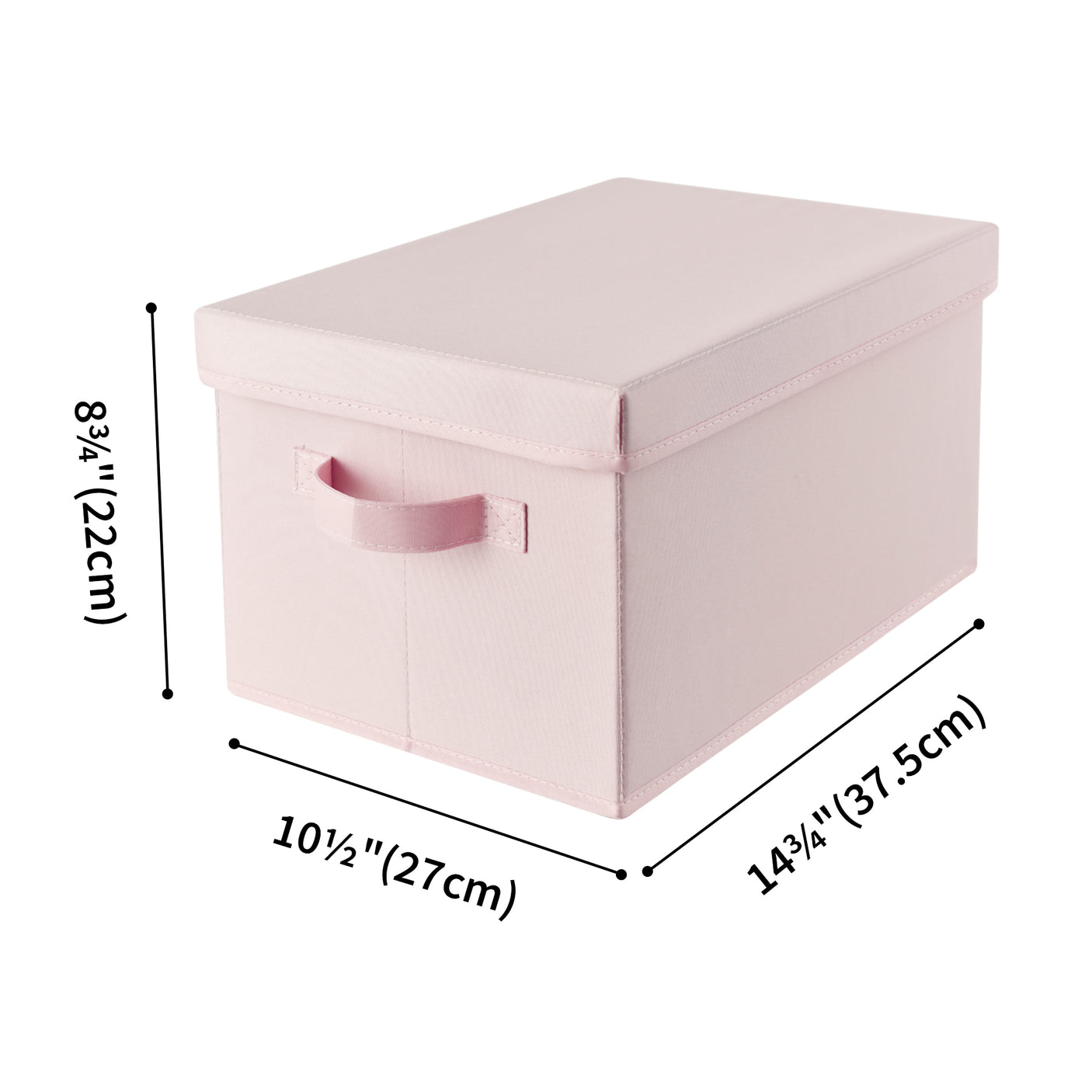 Fabric Storage Bins with Lids, 3 Pack