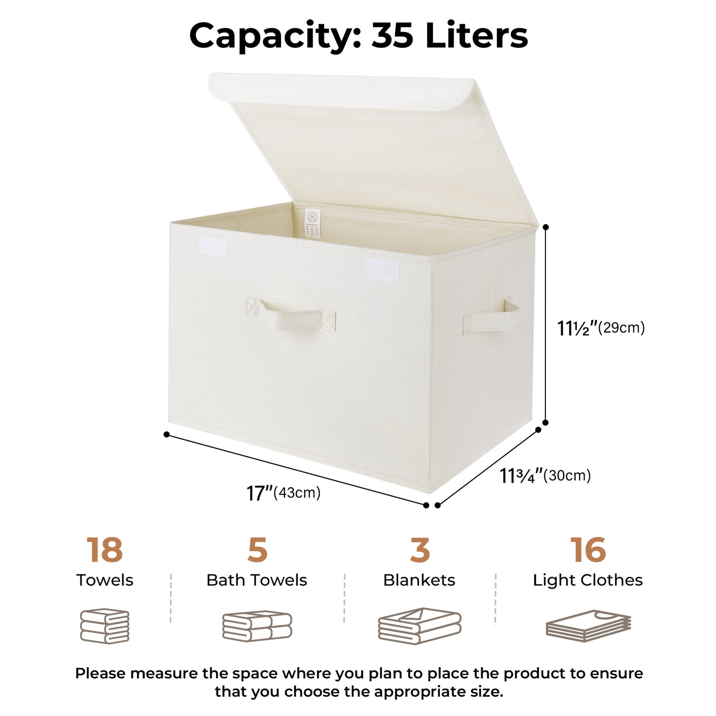 Extra Large 2-Pack Storage Bins with Lids & Holder