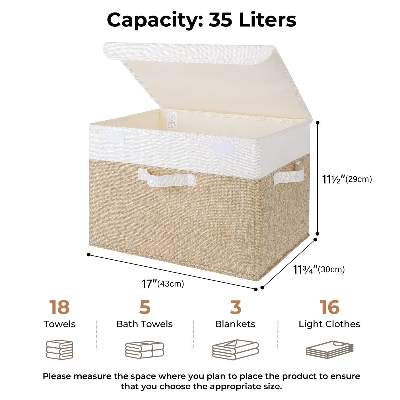 Extra Large 2-Pack Storage Bins with Lids & Holder