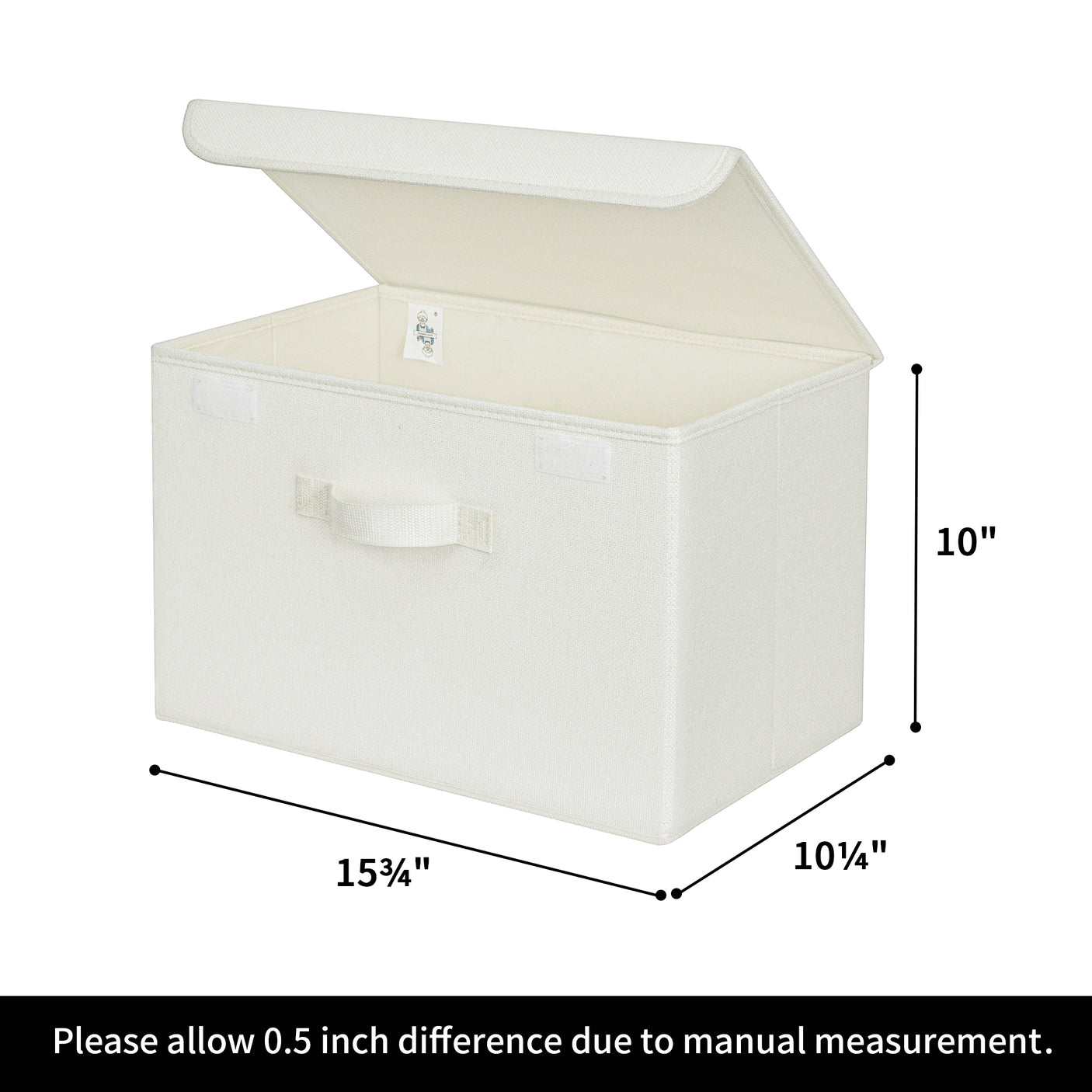 Storage Bins with Flip-up Lids