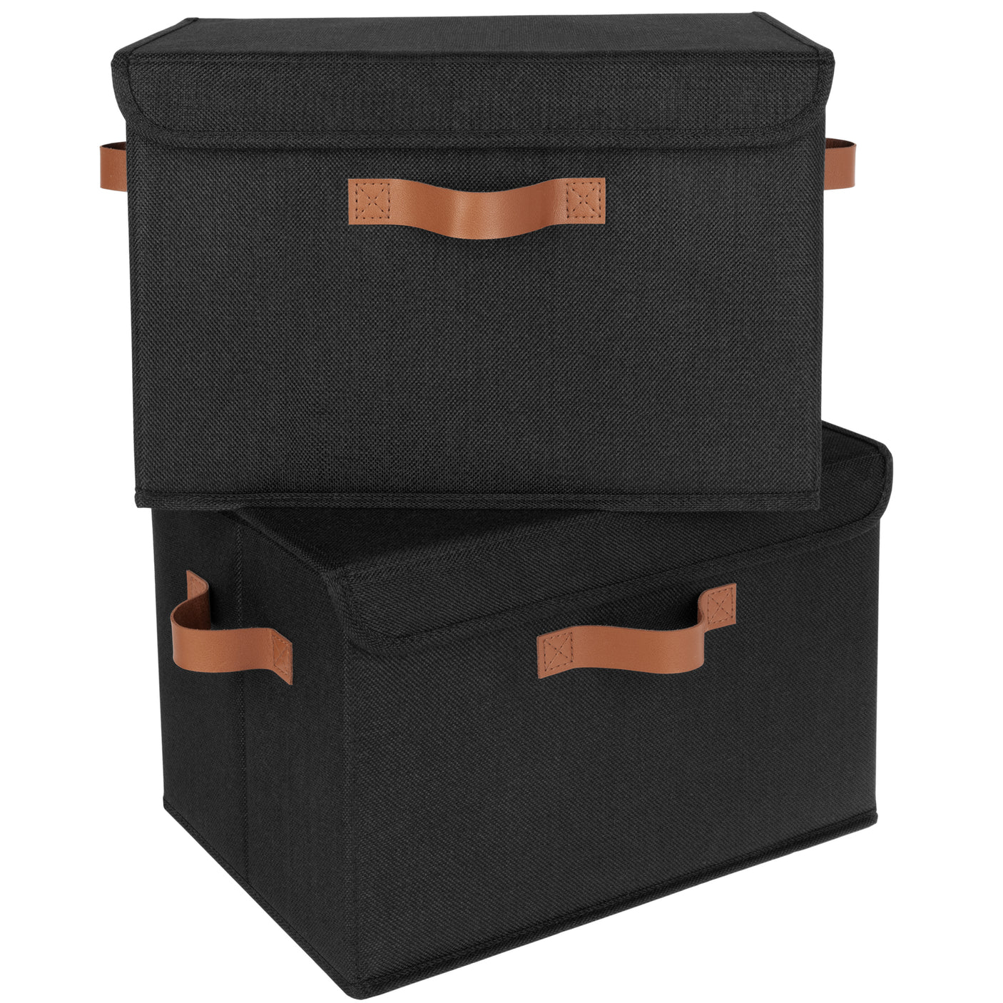 Storage Bins with Flip-up Lids