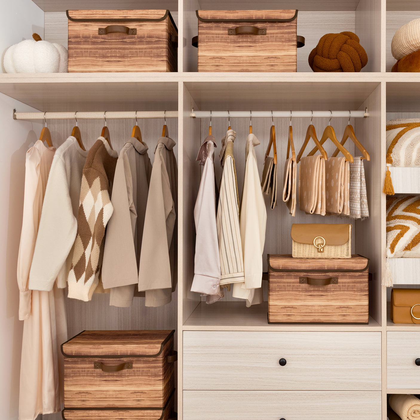 Storage Bins with Flip-up Lids