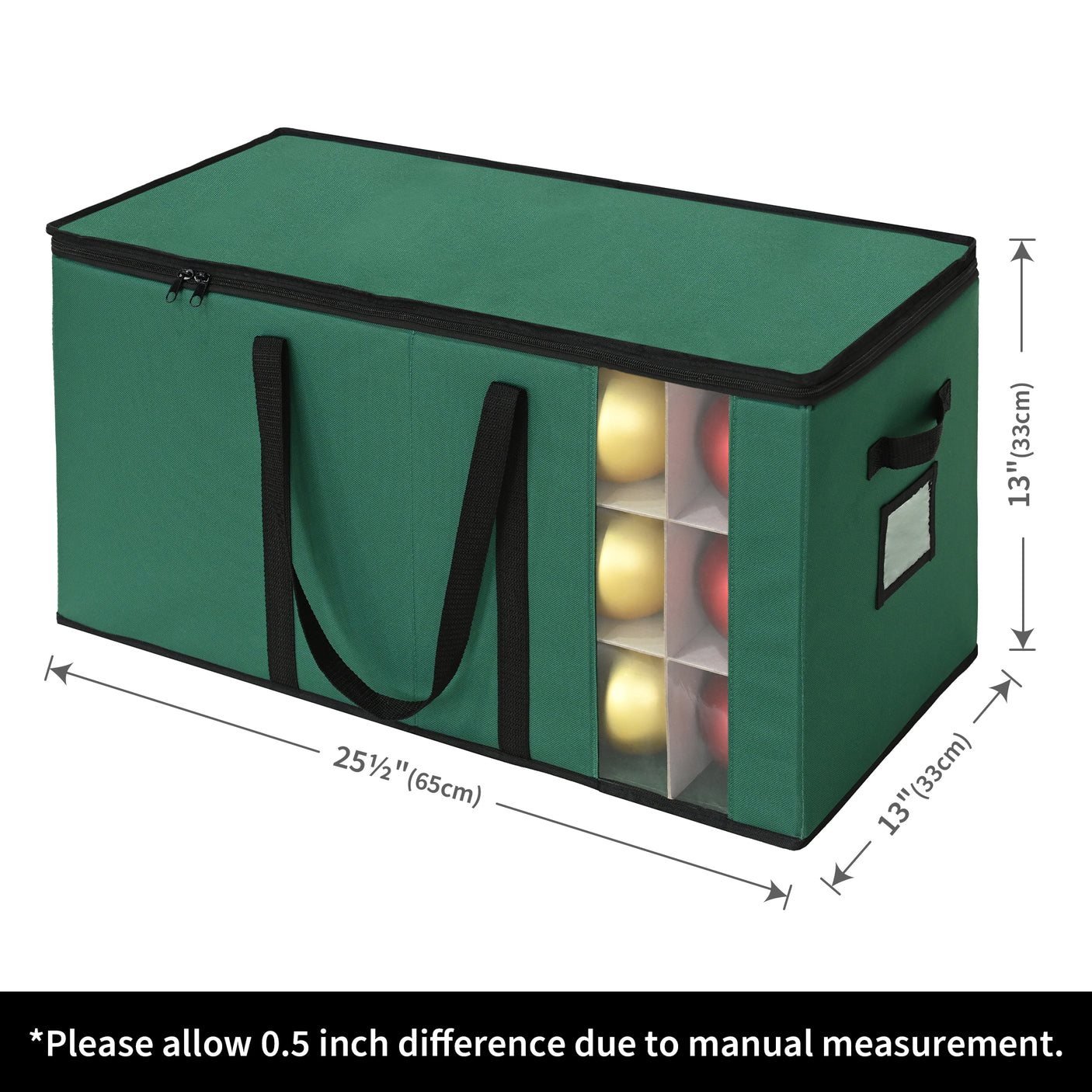 54-4" Ornaments Christmas Ornament Storage Box