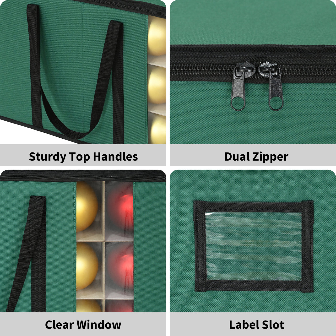 54-4" Ornaments Christmas Ornament Storage Box