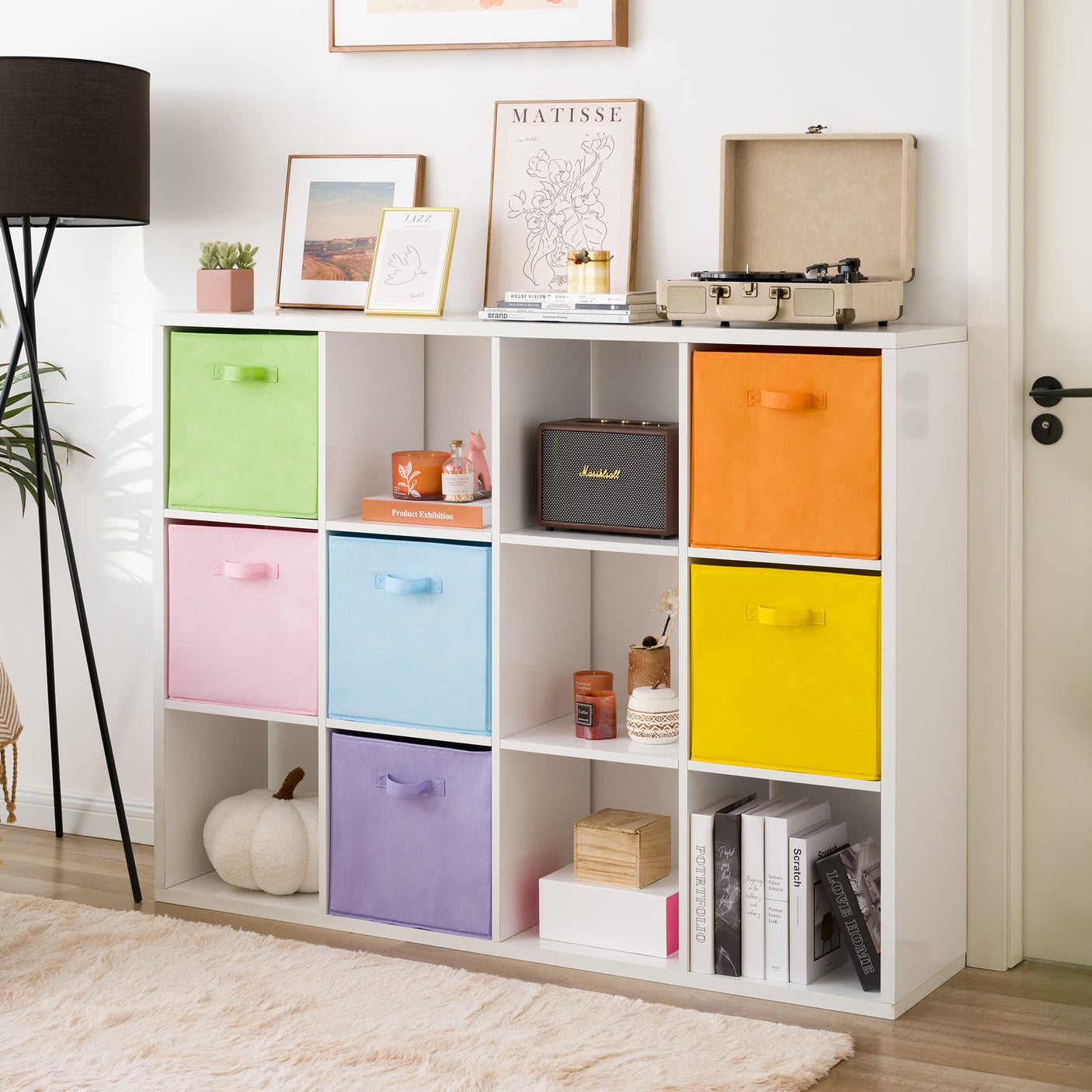 🍀Cube Storage Boxes 33x33 cm, Pack of 6