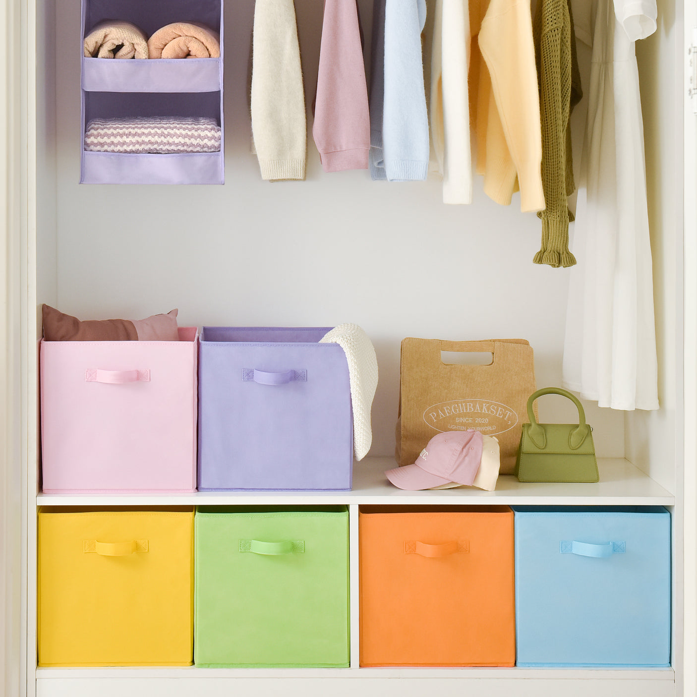 🍀Cube Storage Boxes 33x33 cm, Pack of 6