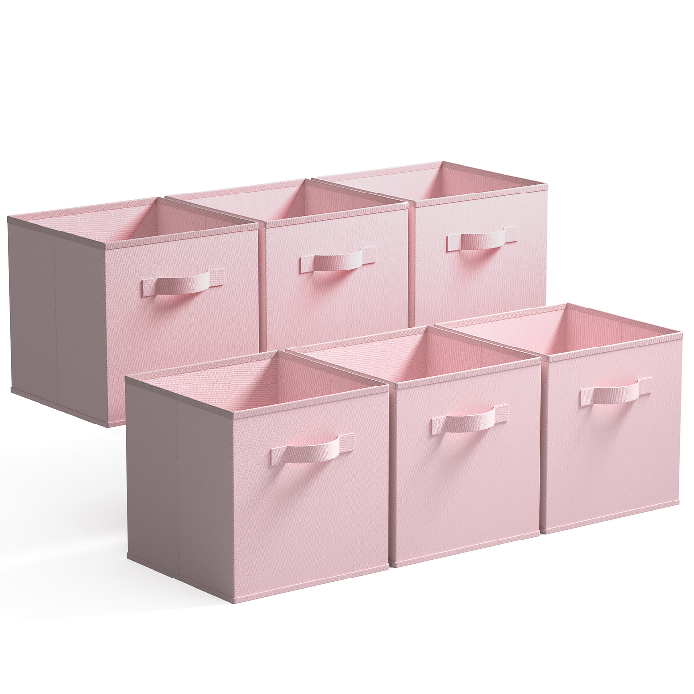 Cube Storage Bins, 13 x 13 inches, 6 Pack
