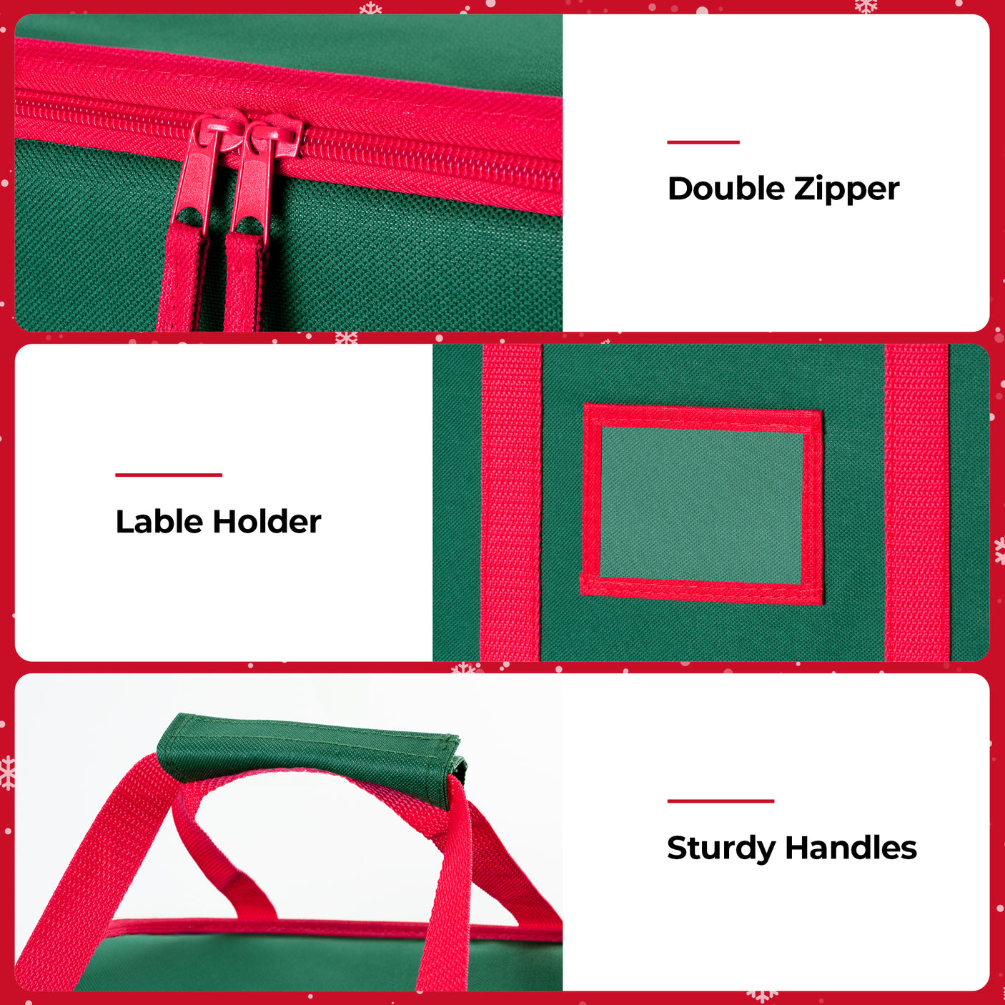 64-3" Ornaments Christmas Ornament Storage Box