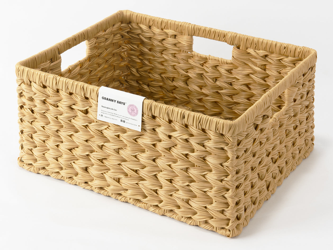 Natural Wicker Basket - Eco-Friendly Storage