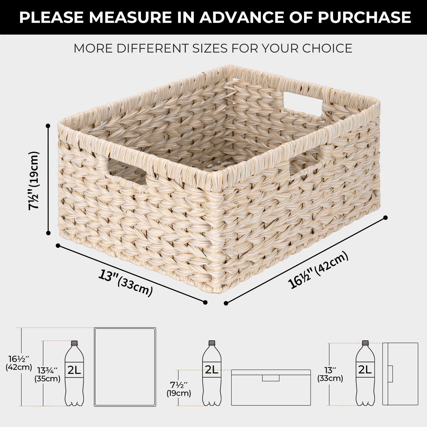 Butter Milk Storage Basket - Baby & Nursery Organizer