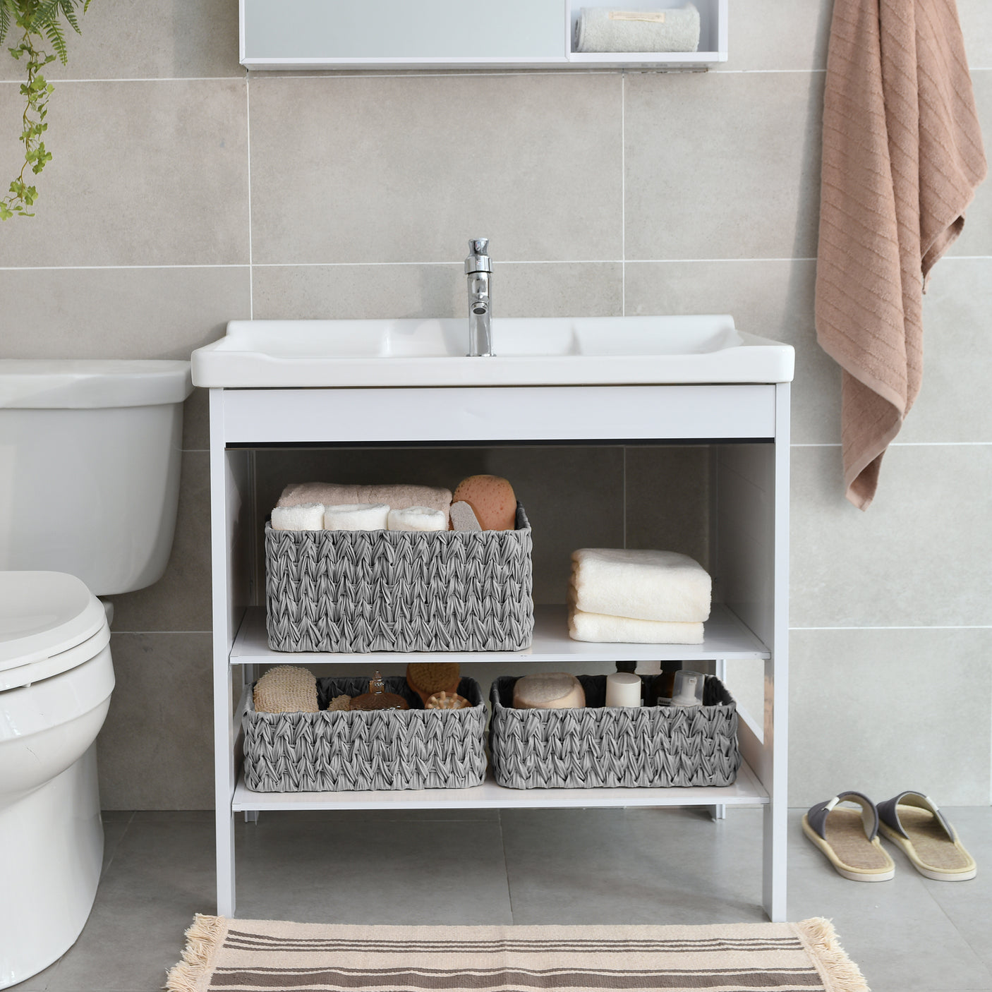 Waterproof Storage Baskets, 3 in 1 Pack