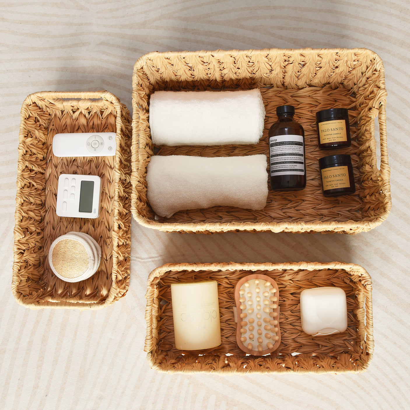 Waterproof Storage Baskets, 3 in 1 Pack