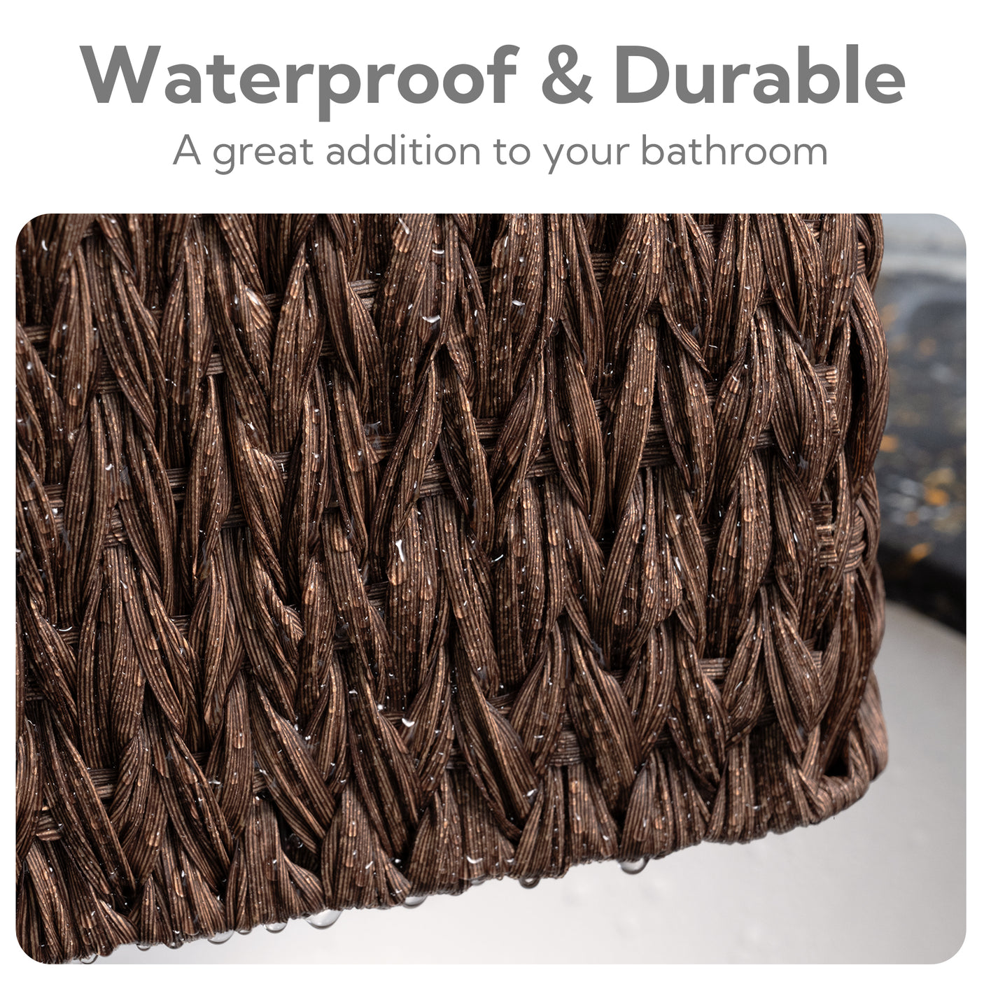 Waterproof Storage Baskets, 3 in 1 Pack