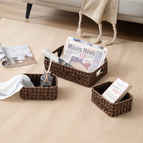 Waterproof Storage Baskets, 3 in 1 Pack