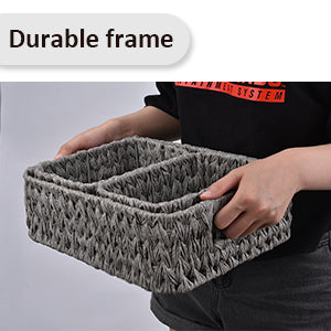 Waterproof Storage Baskets, 3 in 1 Pack