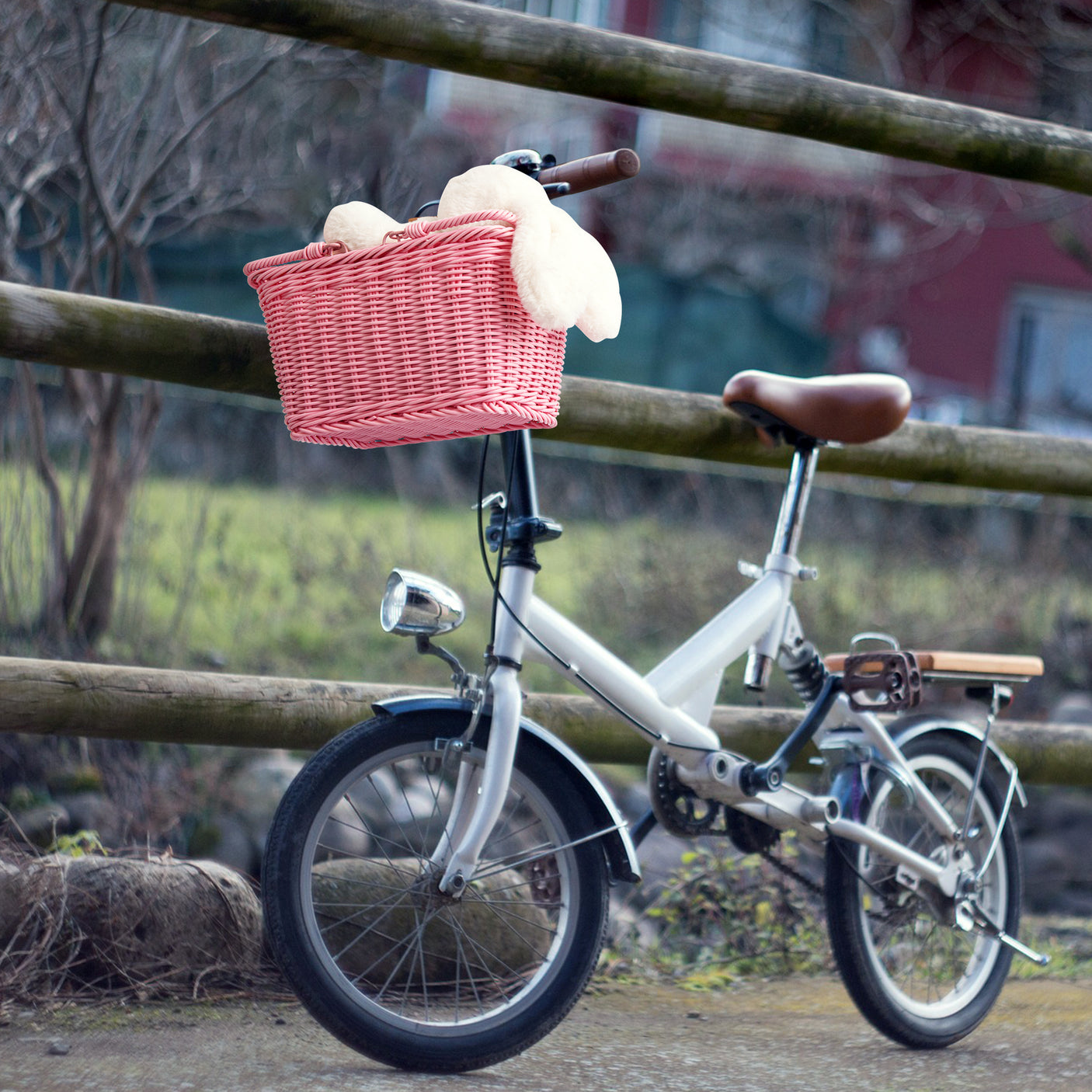 Grils' Bike Basket with Extra Handles