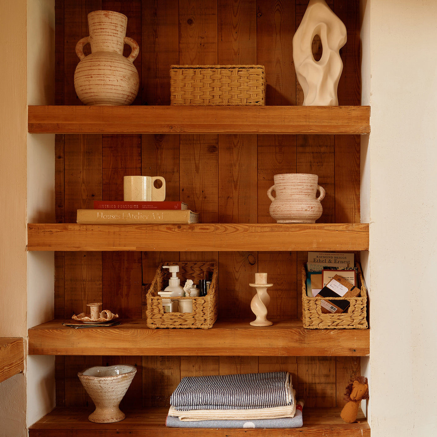 Nesting Wicker Storage Boxes with Lids, 3 in 1 Pack/ 4 in 1 Pack