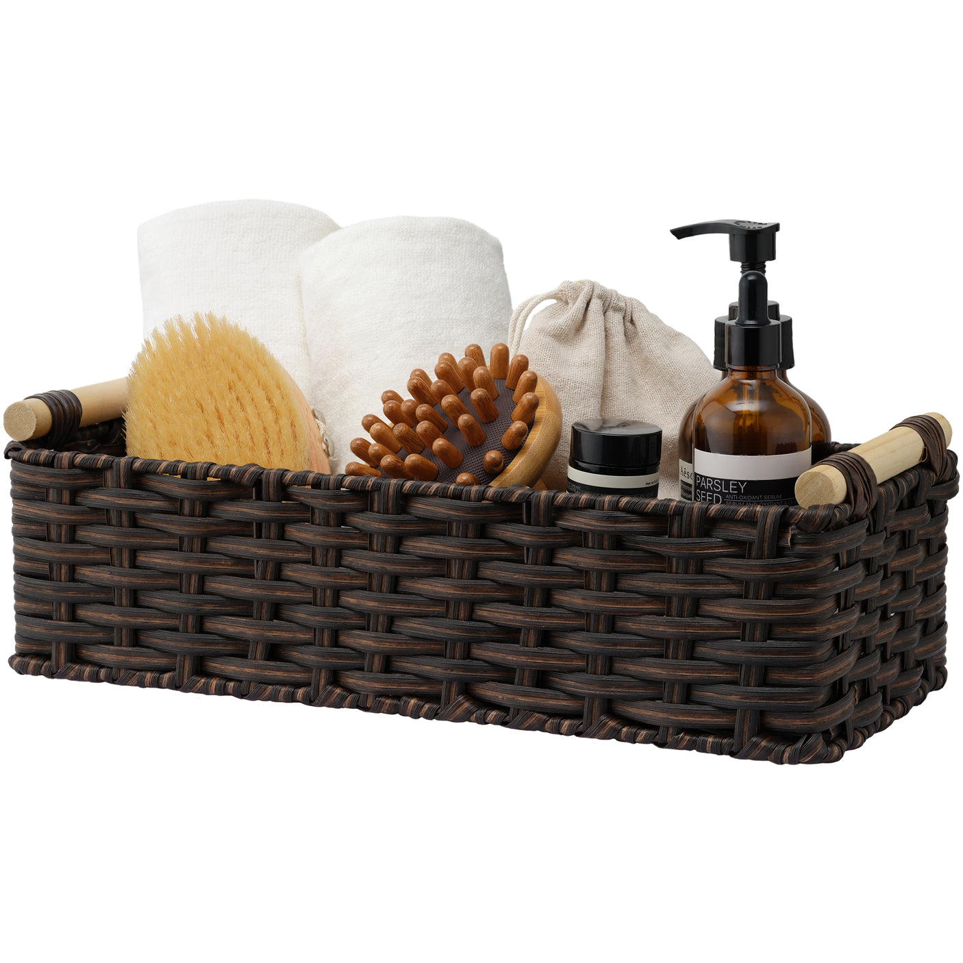 Waterproof Wicker Baskets with Handle