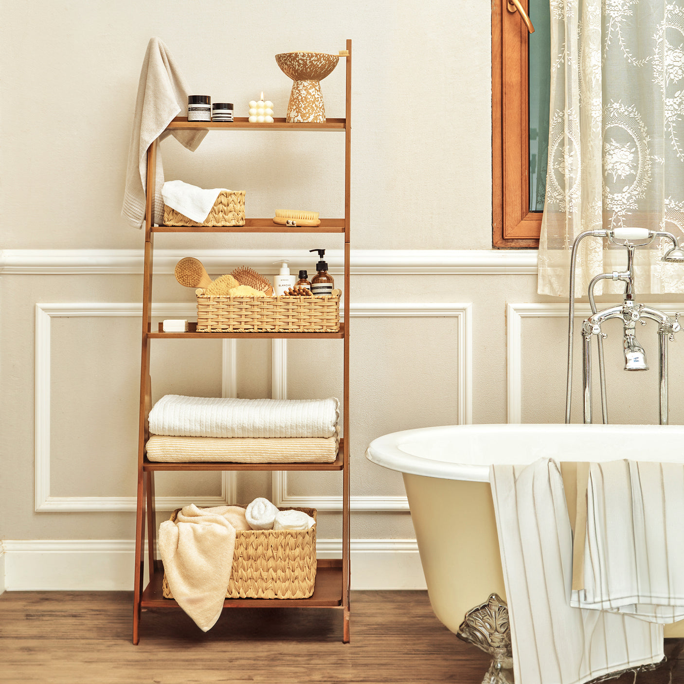 Waterproof Wicker Baskets with Handle