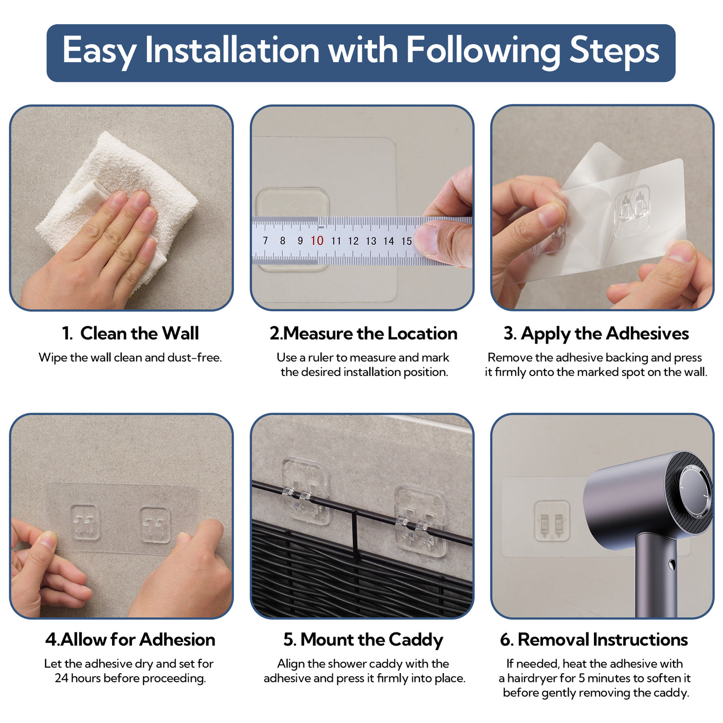 Hanging Woven Bathroom Shelves, 2 in 1 Pack