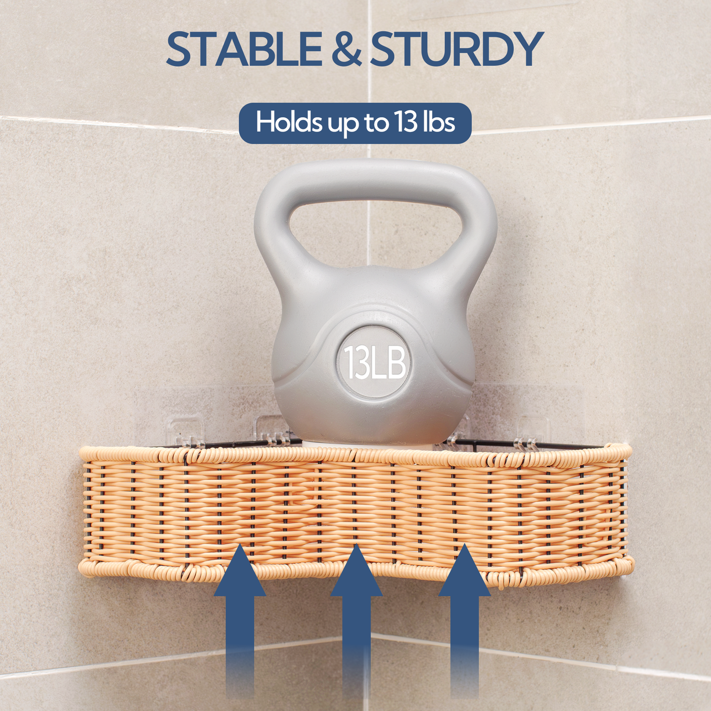 Corner Shower Caddy, 2 in 1 Pack