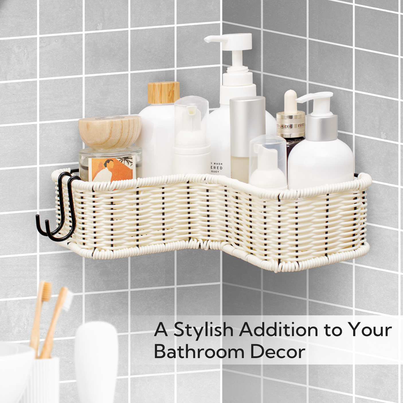 Corner Shower Caddy, 2 in 1 Pack