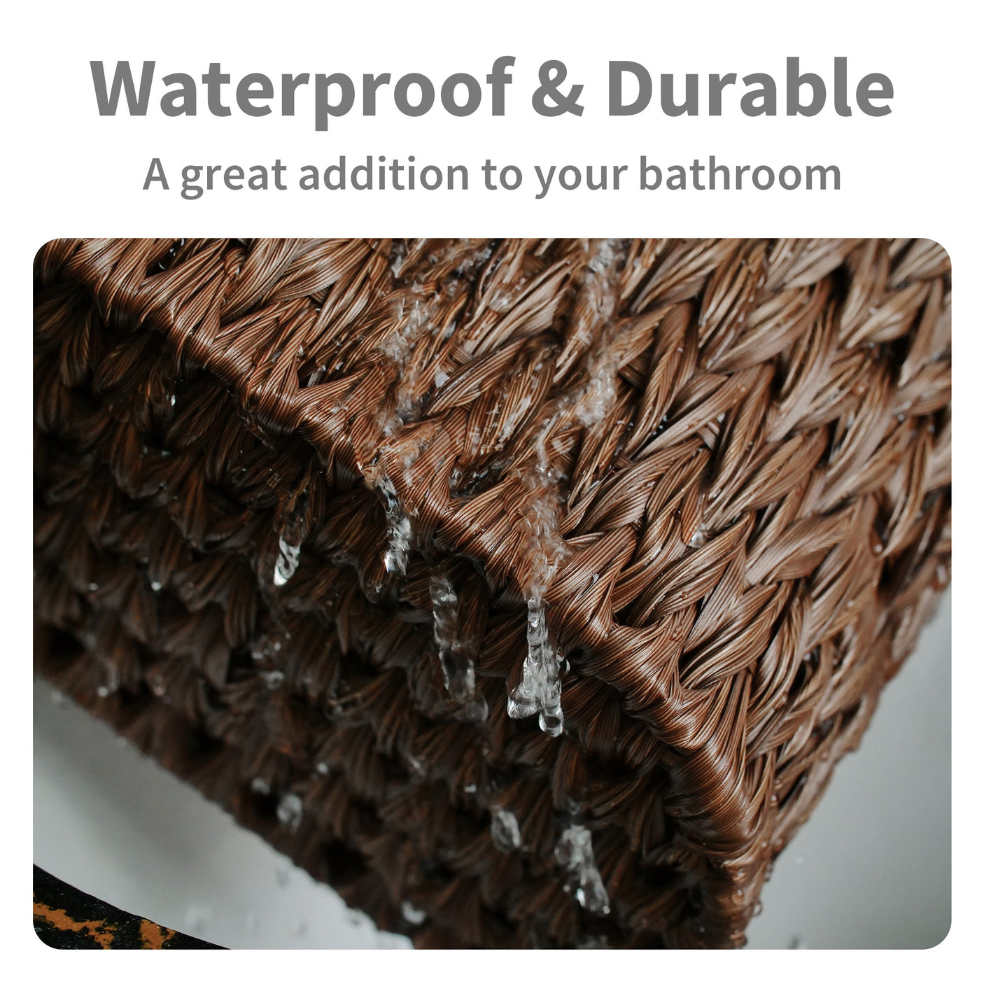 Toilet Paper Storage Basket with Lid