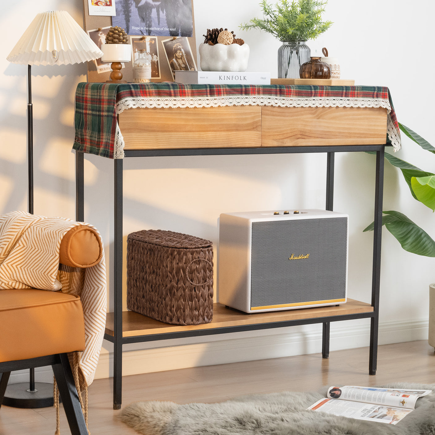 Toilet Paper Storage Basket with Lid