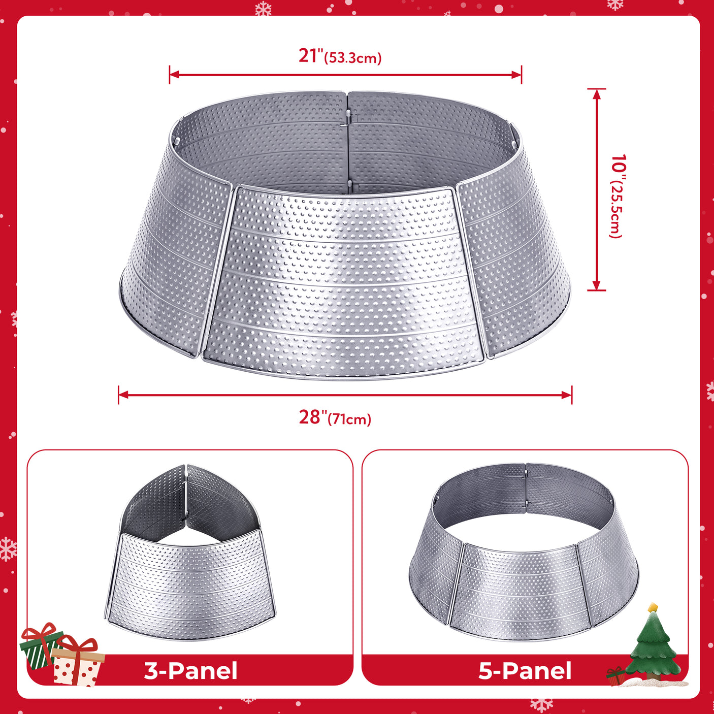 Christmas Metal Tree Collar