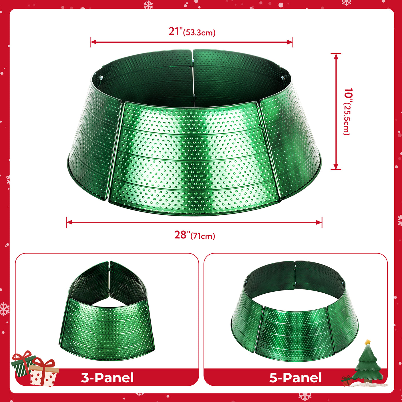 Christmas Metal Tree Collar