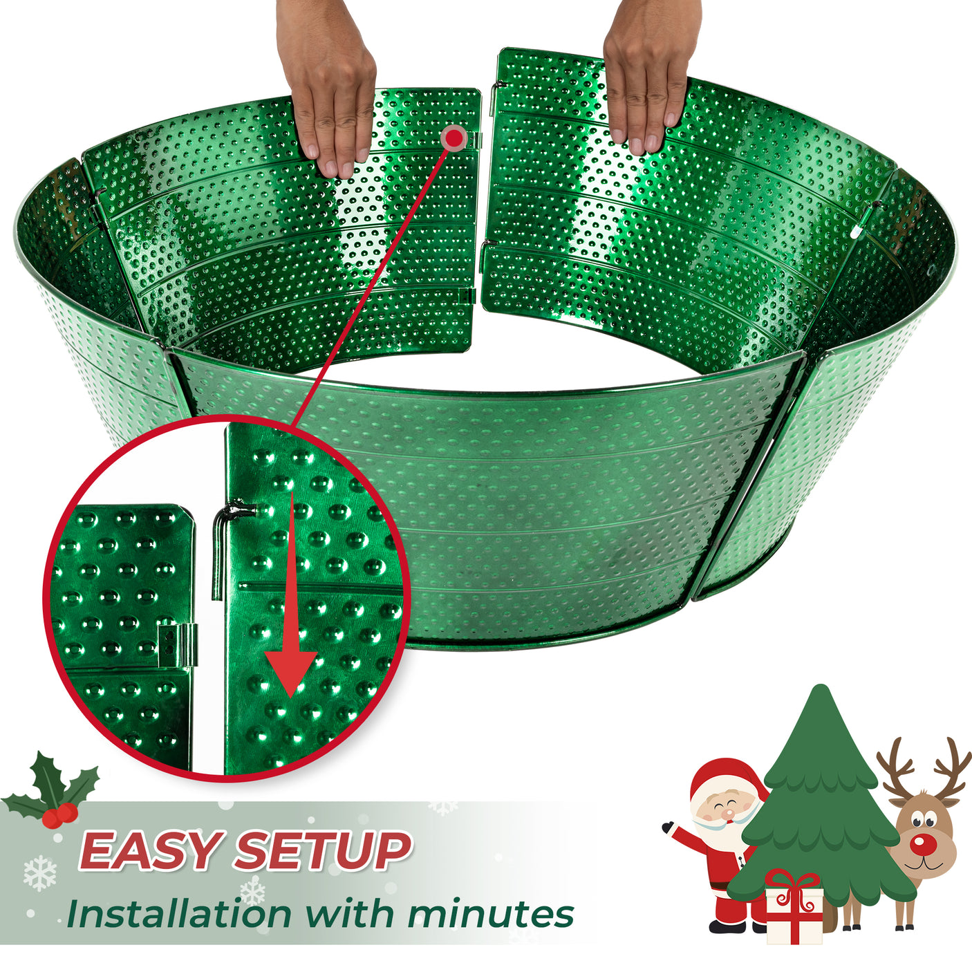 Christmas Metal Tree Collar