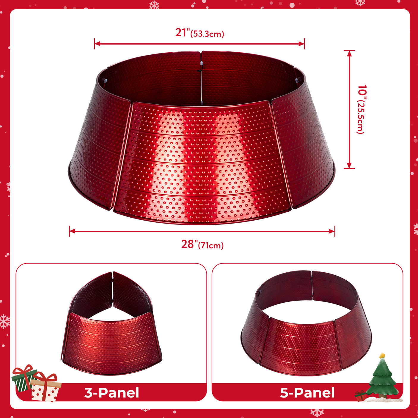 Christmas Metal Tree Collar