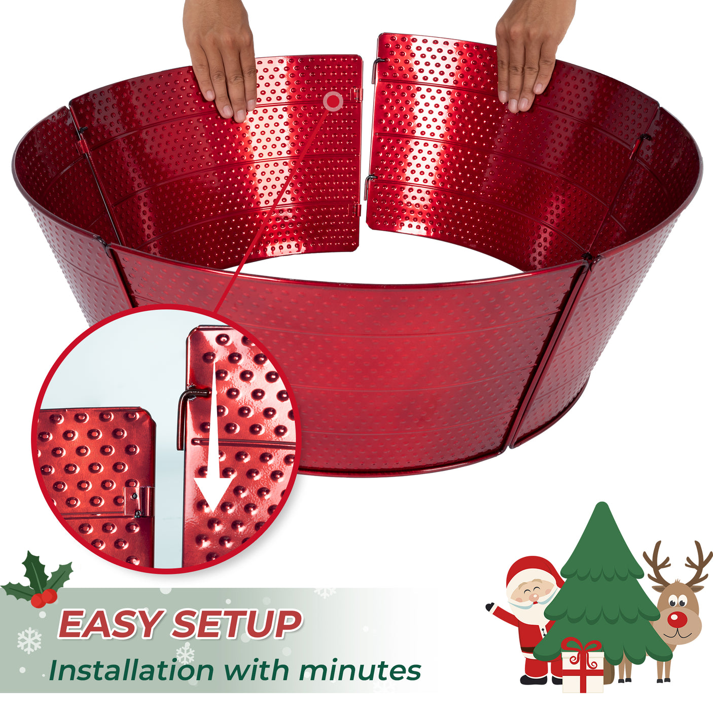 Christmas Metal Tree Collar