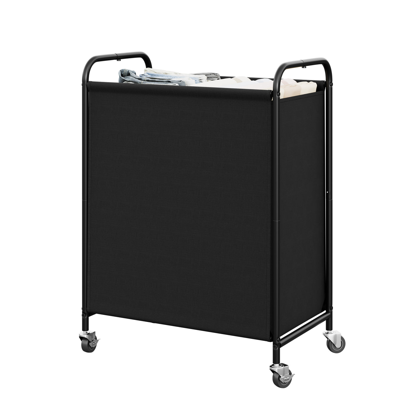Slim Laundry Hamper with Wheels