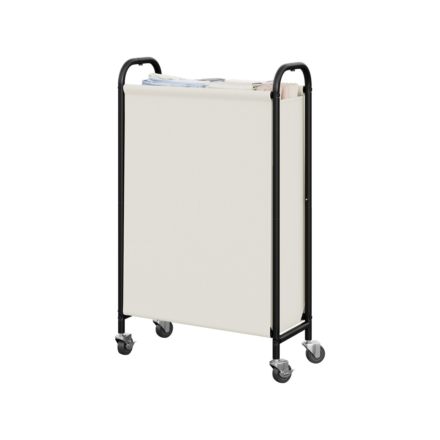 Slim Laundry Hamper with Wheels