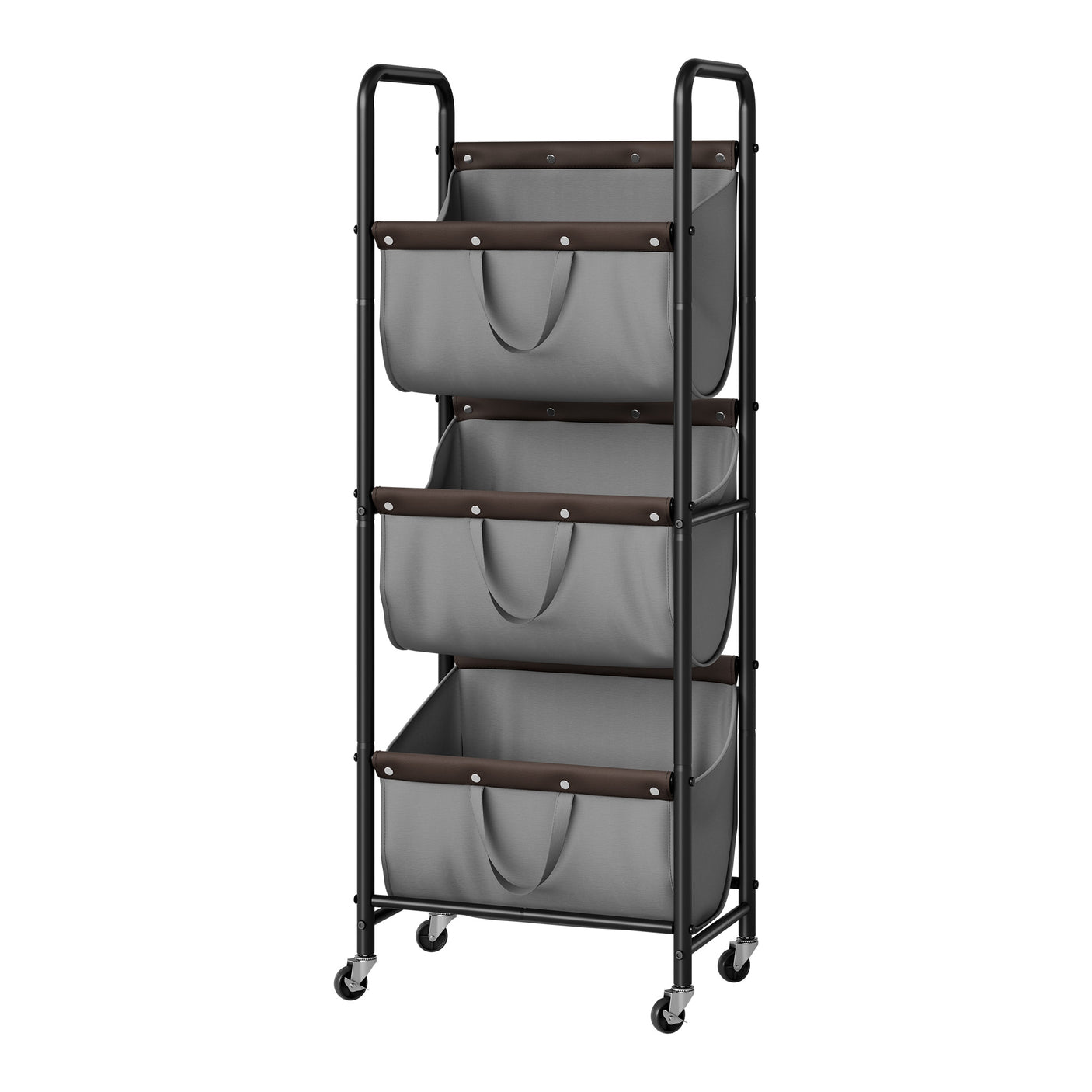 3 Tier Laundry Sorter with Wheels