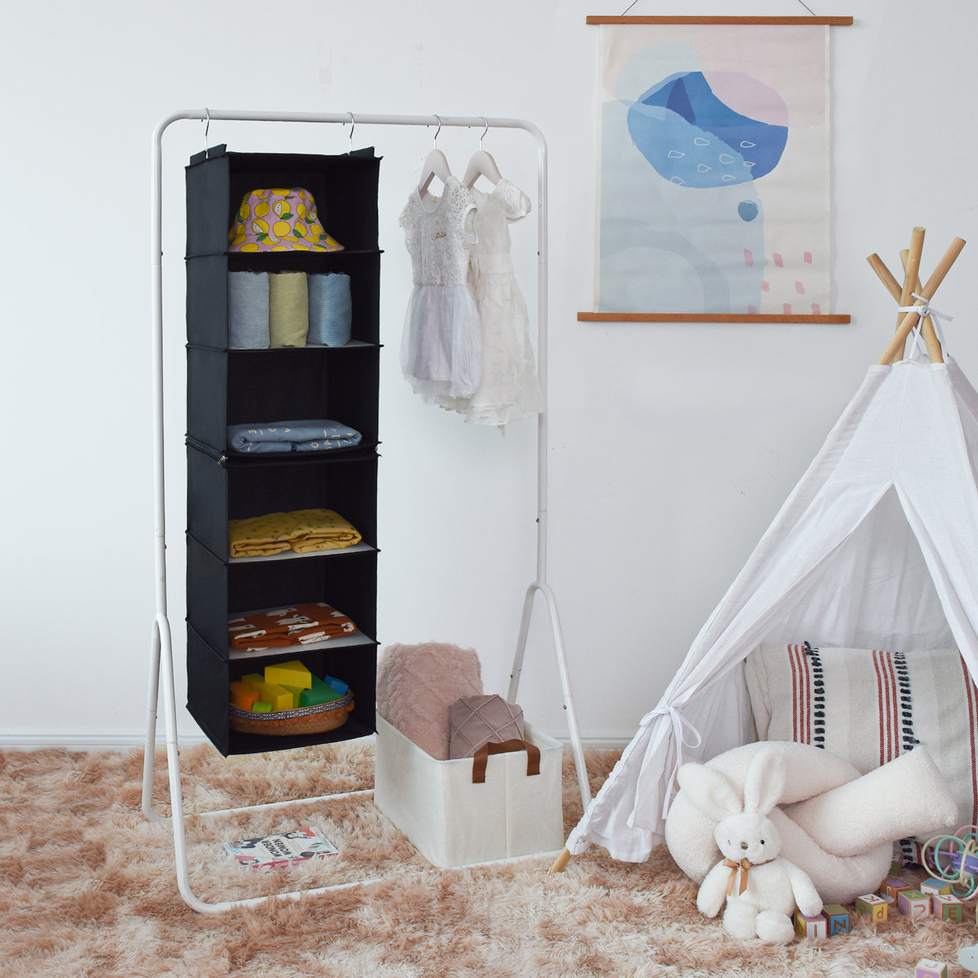 6-Shelf Separable Hanging Organizer