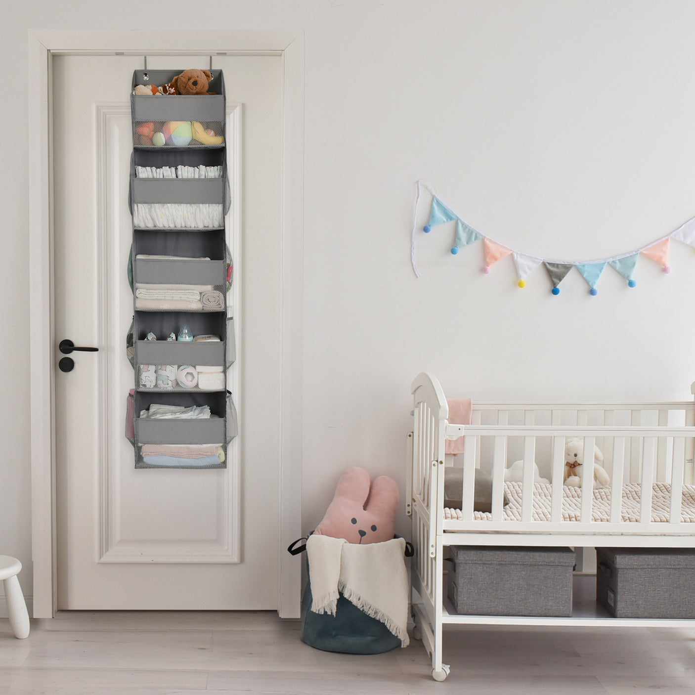 5-Shelf Over-the-door Hanging Organizer