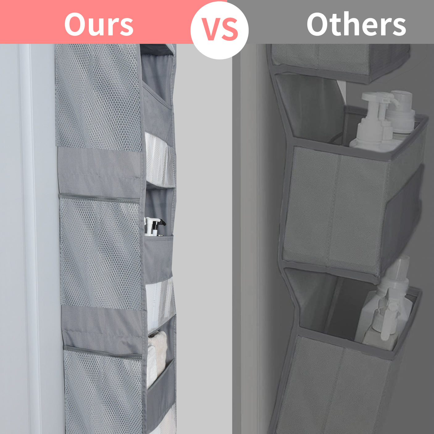 5-Shelf Over-the-door Hanging Organizer