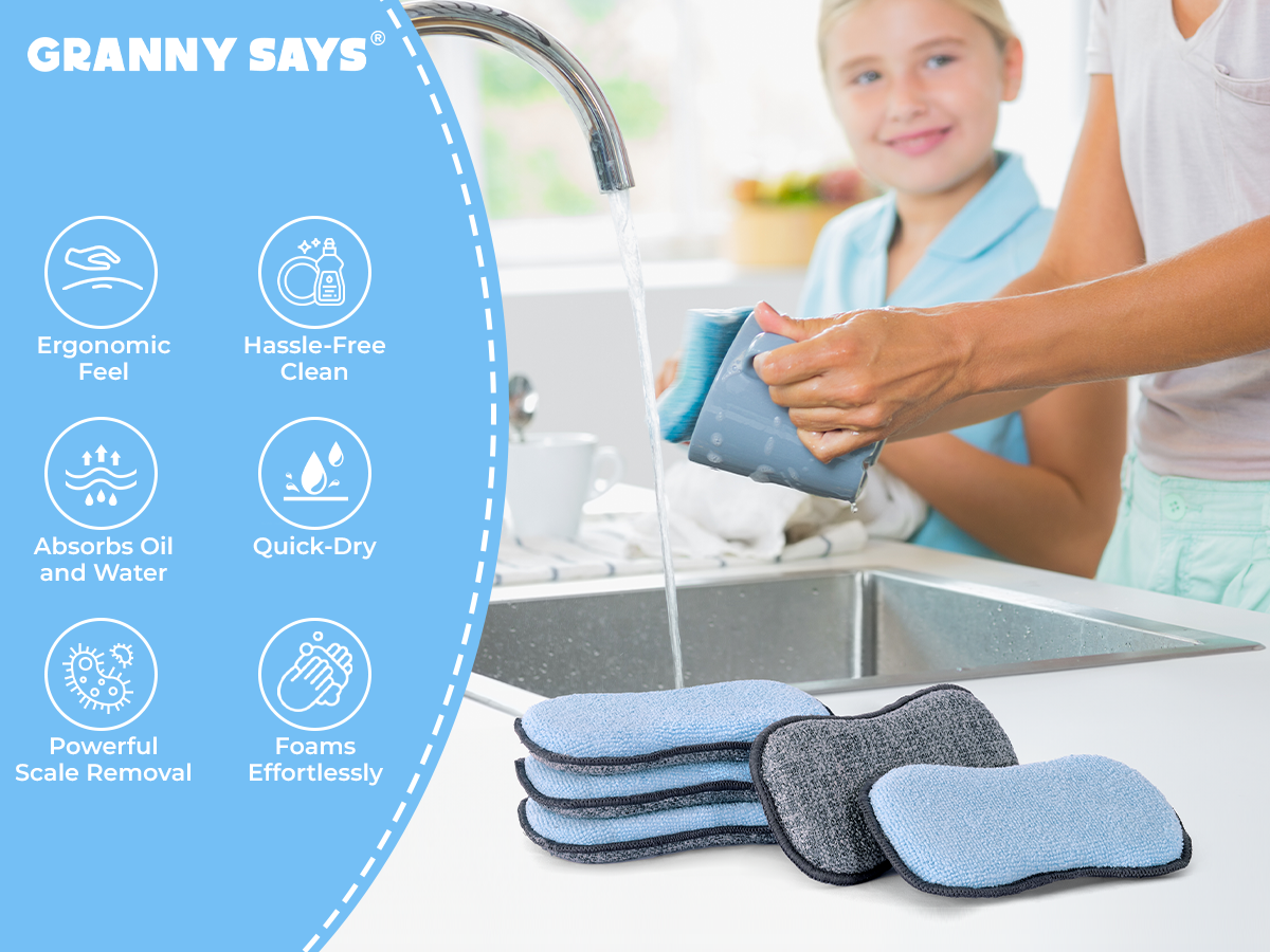 Sponges Kitchen for Washing-6\12\18 Packs