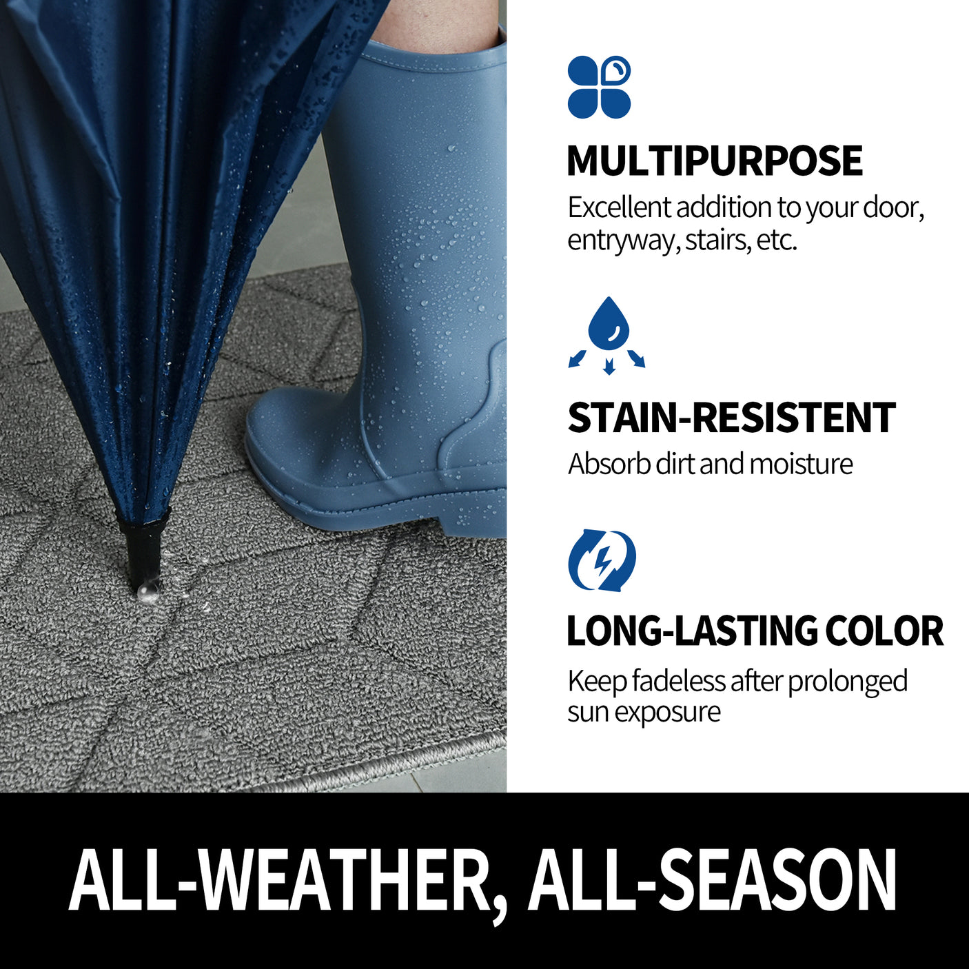 🍀Non-Slip Front Door Mats