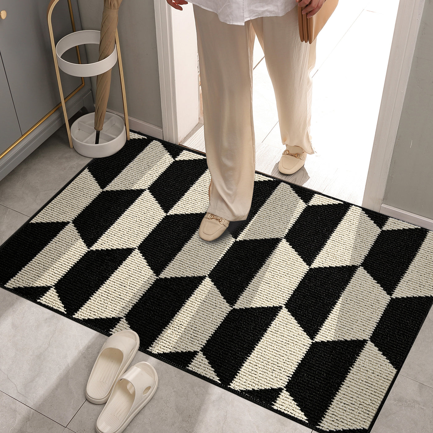 🍀Non-Slip Front Door Mats