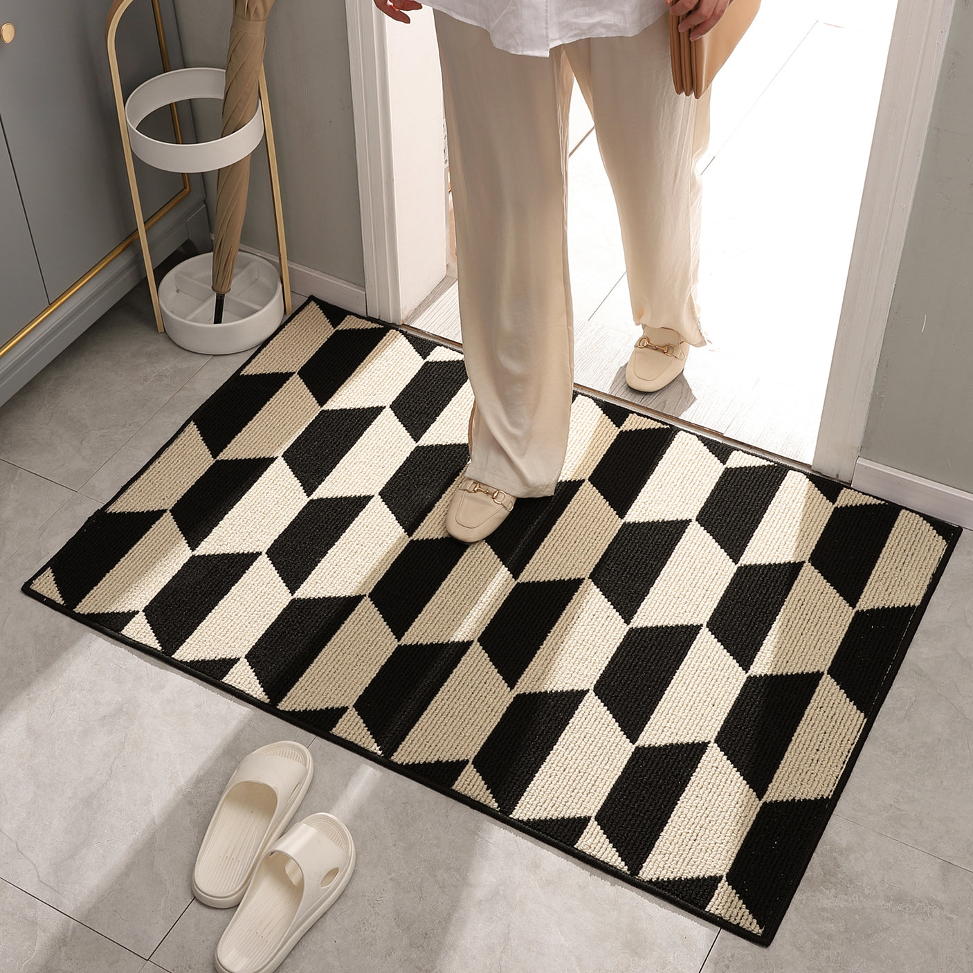 Indoor Doormat - Diamond Pattern for 7 Size