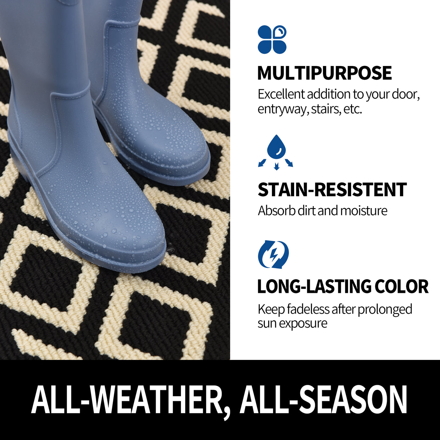 🍀Non-Slip Front Door Mats